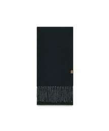 VELSEY（ベルジ）の「Classic Reversible Muffler Black_Gray（マフラー・メンズ）」