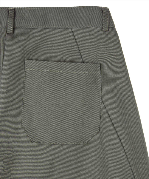 THAT'S IT（ザッツイット）の「カーブドワイドコットンデニムパンツ[カーキ]（デニムパンツ・レディース・カーキ・LARGE/X-LARGE/MEDIUM）」の7枚目の写真