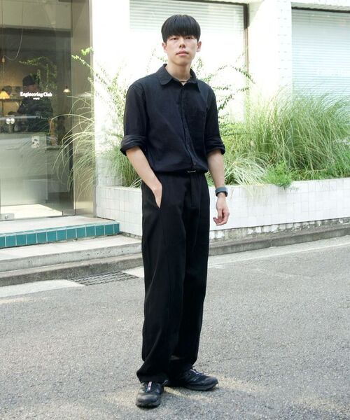 THAT'S IT（ザッツイット）の「カーブドワイドコットンデニムパンツ[カーキ]（デニムパンツ・レディース・カーキ・LARGE/X-LARGE/MEDIUM）」の16枚目の写真