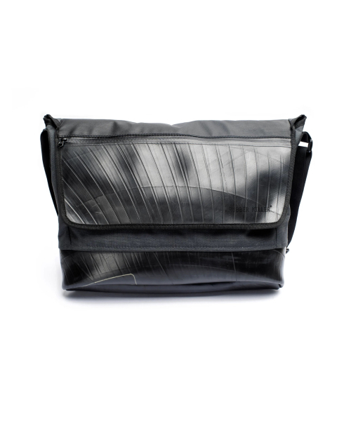 Kevin Messenger Bag_L [Black]