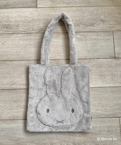 Miffy( ミッフィー)の「miffy ラメダイカットトートバッグ(トートバッグ・レディース・オフホワイト/ピンク/グレー・FREE)」の18枚目の写真