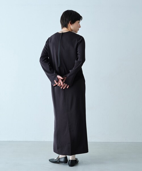 CODE A（コードエー）の「M long one piece（ワンピース・レディース・オフホワイト/ブラック・00）」の4枚目の写真
