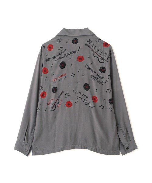 schott（ショット）の「Schott/ショット/ROCK’N ROLL RAYON SHIRT/ロックンロール レーヨンシャツ（シャツ/ブラウス・メンズ・オフホワイト/チャコールグレー・M/L/XL/2XL）」の18枚目の写真