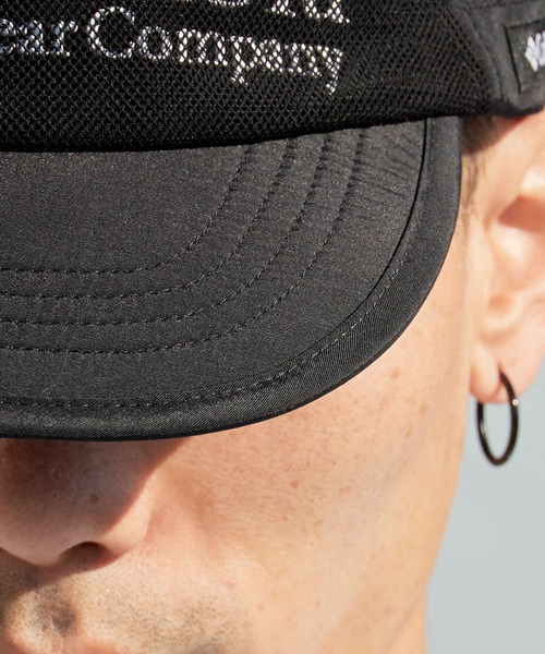 Columbia(コロンビア)の「Columbia/コロンビア Bad Axe Pass Cap ラバーロゴ メッシュジェットキャップ 2026年春夏(キャップ・メンズ・ブラック・FREE)」の5枚目の写真