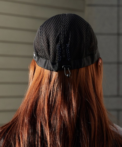 Columbia(コロンビア)の「Columbia/コロンビア Bad Axe Pass Cap ラバーロゴ メッシュジェットキャップ 2026年春夏(キャップ・メンズ・ブラック・FREE)」の9枚目の写真