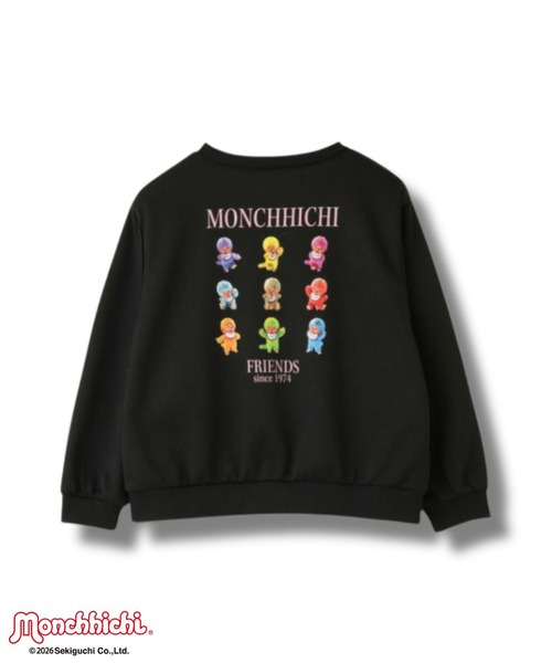 セール】【 Monchhichi / モンチッチ 】 刺繍プリントトレーナー