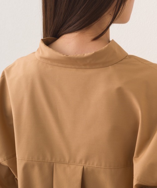 OMNES（オムネス）の「ポプリンベーシックレギュラーカラー 長袖シャツブラウス（シャツ/ブラウス・レディース・ベージュ/グリーン系その他/ブルー系その他/ホワイト/ライトグリーン/ブラック・FREE）」の18枚目の写真