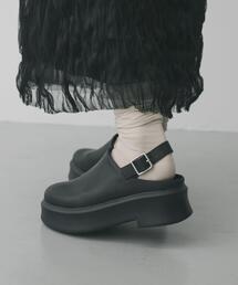 SENSE OF PLACE by URBAN RESEARCH | 【S~Lサイズ/厚底】クロッグベルトサボ ベーシック/デイリー/オールシーズン(その他シューズ)