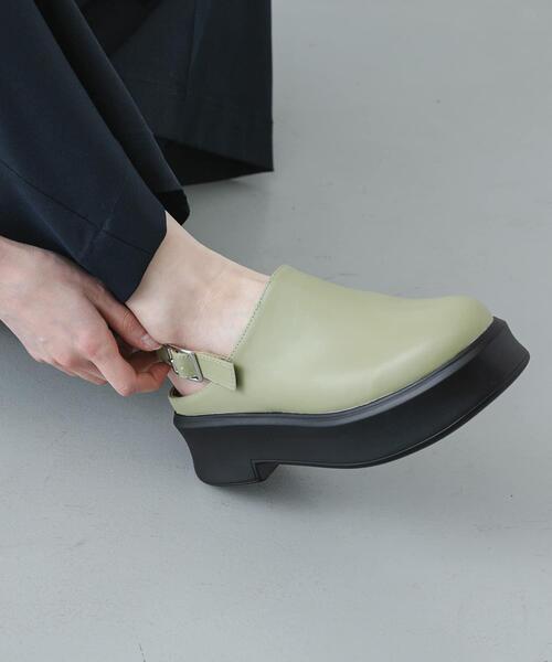 SENSE OF PLACE by URBAN RESEARCH（センスオブプレイスバイアーバンリサーチ）の「クロッグベルトサボ（その他シューズ・レディース・ベージュ/ブラック・MEDIUM/LARGE/SMALL）」の19枚目の写真