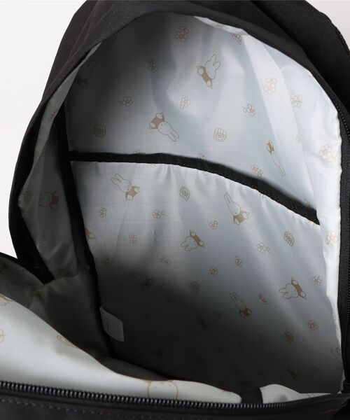 Miffy( ミッフィー)の「MEIOCEAN×ミッフィー リュック 大容量 軽量 31L 62123(バックパック/リュック・レディース・ブラック×ホワイト/ブラック×ブラック・FREE)」の5枚目の写真