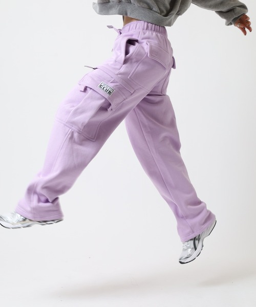 PRO CLUB (プロクラブ)の「PRO CLUB スウェットカーゴパンツ(スウェットパンツ・メンズ・オリーブ/ピンク/レッド/ラベンダー・S/M/L/2XL/3XL/XL)」の2枚目の写真