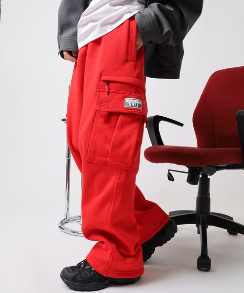 PRO CLUB (プロクラブ)の「PRO CLUB スウェットカーゴパンツ(スウェットパンツ・メンズ・オリーブ/ピンク/レッド/ラベンダー・S/M/L/2XL/3XL/XL)」の4枚目の写真
