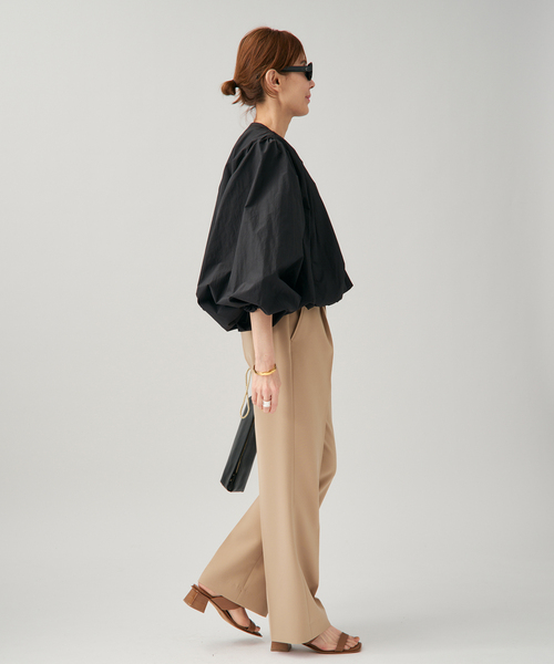 追加3》ダブルクロスストレッチパンツ（スラックス）｜VERMEIL par