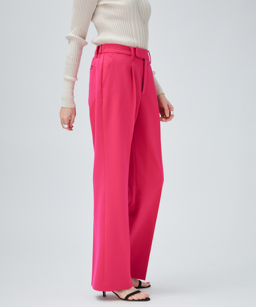 追加3》ダブルクロスストレッチパンツ（スラックス）｜VERMEIL par