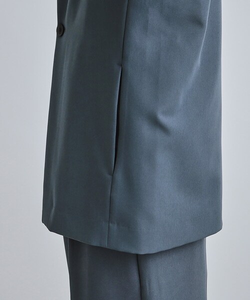 tk.TAKEO KIKUCHI（ティーケータケオキクチ）の「【セットアップ対応】360度ストレッチノーカラージャケット（ノーカラージャケット・メンズ・ブルー/ブラック/ライトグレー・01/02/03/04）」の9枚目の写真