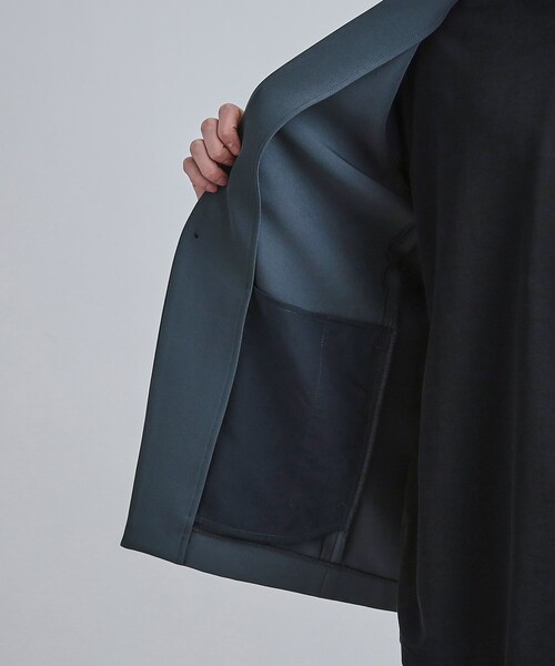 tk.TAKEO KIKUCHI（ティーケータケオキクチ）の「【セットアップ対応】360度ストレッチノーカラージャケット（ノーカラージャケット・メンズ・ブルー/ブラック/ライトグレー・01/02/03/04）」の10枚目の写真