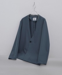 tk.TAKEO KIKUCHI（ティーケータケオキクチ）の「【セットアップ対応】360度ストレッチノーカラージャケット（ノーカラージャケット）」