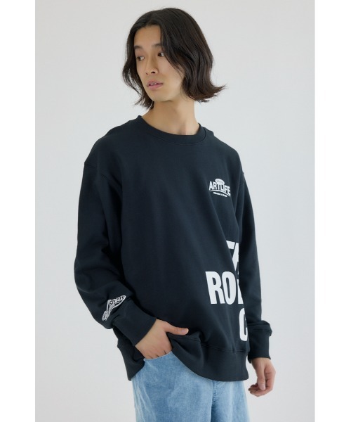 RODEO CROWNS WIDE BOWL(ロデオクラウンズワイドボウル)の「イレギュラースウェット(スウェット・メンズ・バーガンディー/ブラック/杢グレー・MEDIUM/LARGE)」の4枚目の写真