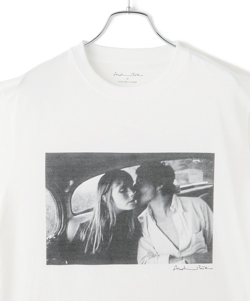 Couture d'adam(クチュールドアダム)の「【COUTURE D'ADAM(クチュール ド アダム)】Jane&Serge in the taxi フォトT(Tシャツ/カットソー・レディース・ホワイト・38)」の3枚目の写真