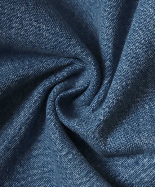 ANPAS(アンパス)の「Twill & Denim Zip‐Front Over Shirt / ツイル&デニム ダブルジップオーバーシャツ メンズ シャツジャケット ライトアウター(デニムジャケット・メンズ・ブラック系その他/チャコールグレー/アイボリー/ブルー系その他・XL/L/M)」の12枚目の写真