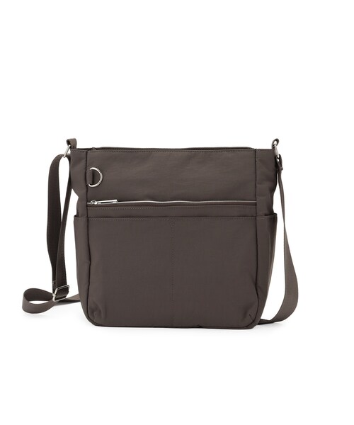 SHOO・LA・RUE(シューラルー)の「【撥水/軽量】驚きの収納力 10ポケットショルダーバッグ(ショルダーバッグ・レディース・ブラック/ブラウン系/ライトパープル/グレー/ナチュラル・00)」の17枚目の写真