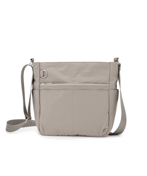 SHOO・LA・RUE(シューラルー)の「【撥水/軽量】驚きの収納力 10ポケットショルダーバッグ(ショルダーバッグ・レディース・ブラック/ブラウン系/ライトパープル/グレー/ナチュラル・00)」の18枚目の写真