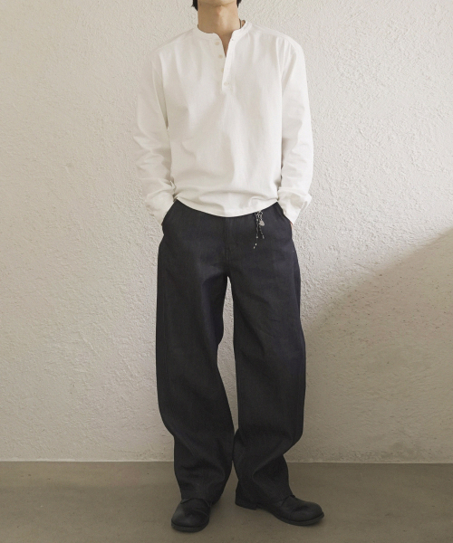 SIIIIDO（シド）の「DAWKINS RAW RAW CURVED LINE DENIM JEANS #1（デニムパンツ・メンズ・その他・2/1/0/4/3）」の6枚目の写真