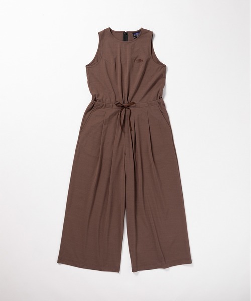 THOUSAND MILE（サウザンドマイル）の「【L's】SLEEVELESS ALL IN ONE LUXELEAF JERSEY/スリーブレスオールインワン（つなぎ/オールインワン・レディース・ブラウン/スミクロ・FREE）」の2枚目の写真