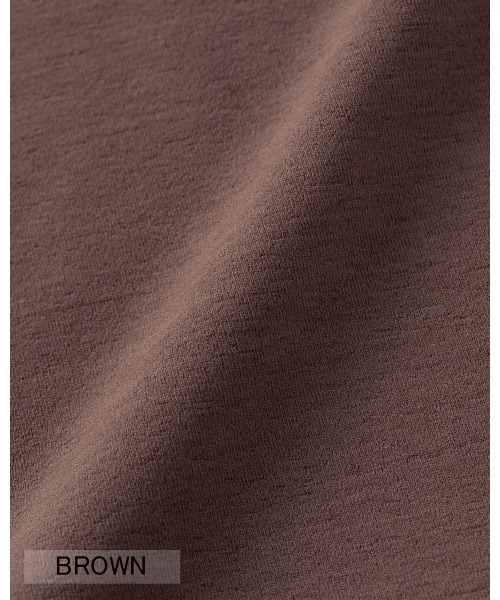 THOUSAND MILE（サウザンドマイル）の「【L's】SLEEVELESS ALL IN ONE LUXELEAF JERSEY/スリーブレスオールインワン（つなぎ/オールインワン・レディース・ブラウン/スミクロ・FREE）」の8枚目の写真