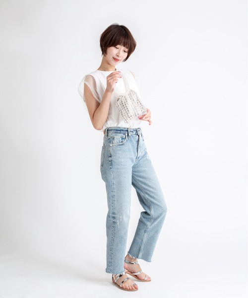 The Bagmati(ザバグマティ)の「【THE BAGMATI/ザ・バグマティー】グラスビーズバッグ ミニバッグ(トートバッグ・レディース・シルバー/アイボリー・FREE)」の12枚目の写真