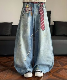 Evo+Revo（エボレボ）の「”まるでデニム！！”３Dプリントバギーパンツ（デニムパンツ）」