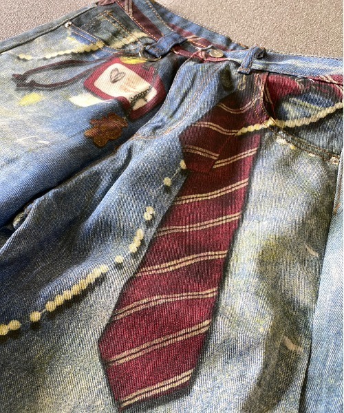 Evo+Revo（エボレボ）の「”まるでデニム！！”３Dプリントバギーパンツ（デニムパンツ・メンズ・ネイビー/ブラック・S/M/L）」の20枚目の写真