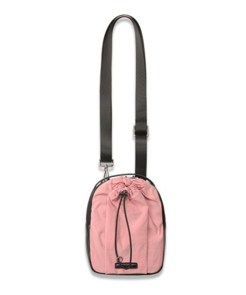 DOFFJASON(ドフジェーソン)の「トラベラー ナイロンミックスレザーサコッシュ PINK(メッセンジャーバッグ・メンズ・その他・FREE)」の1枚目の写真