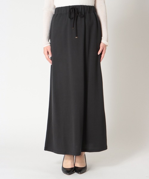 Jines（ジネス）の「ジャージーロングスカート（スカート・レディース・ブラック/ダークグレー・38）」の22枚目の写真