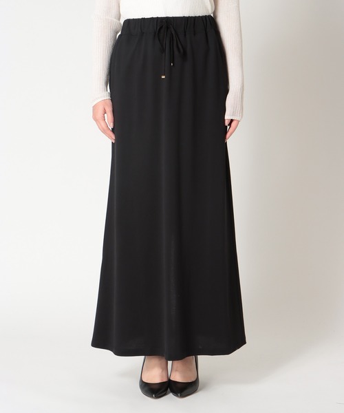 Jines（ジネス）の「ジャージーロングスカート（スカート・レディース・ブラック/ダークグレー・38）」の14枚目の写真