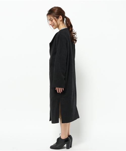 Kastane（カスタネ）の「ロングCT（その他アウター・レディース・キャメル/チャコールグレー・FREE）」の4枚目の写真