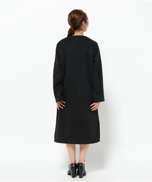 Kastane（カスタネ）の「ロングCT（その他アウター・レディース・キャメル/チャコールグレー・FREE）」の5枚目の写真