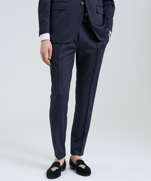 DESIGNWORKS（デザインワークス）の「【26S/S】モクロディーイージーパンツ / セットアップ対応 / ストレッチ（スラックス・メンズ・チャコールグレー/グレイッシュベージュ/ネイビー・44/46/48/50/52）」の3枚目の写真