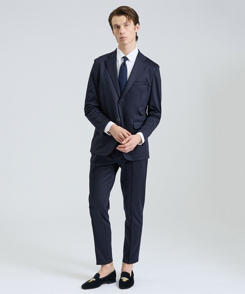 DESIGNWORKS（デザインワークス）の「【26S/S】モクロディーイージーパンツ / セットアップ対応 / ストレッチ（スラックス・メンズ・チャコールグレー/グレイッシュベージュ/ネイビー・44/46/48/50/52）」の13枚目の写真