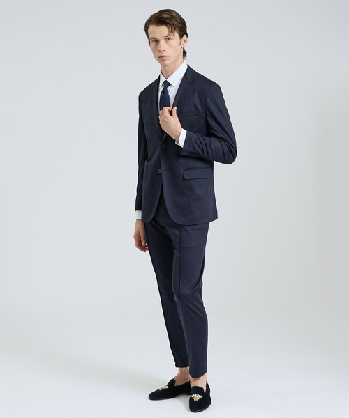 DESIGNWORKS（デザインワークス）の「【26S/S】モクロディーイージーパンツ / セットアップ対応 / ストレッチ（スラックス・メンズ・チャコールグレー/グレイッシュベージュ/ネイビー・44/46/48/50/52）」の12枚目の写真