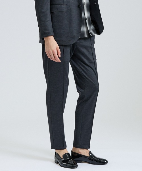 DESIGNWORKS（デザインワークス）の「【26S/S】モクロディーイージーパンツ / セットアップ対応 / ストレッチ（スラックス・メンズ・チャコールグレー/グレイッシュベージュ/ネイビー・44/46/48/50/52）」の5枚目の写真