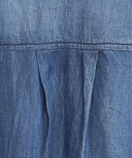 Eimee Law（エイミーロウ）の「ライトデニム ボウタイシャツ（シャツ/ブラウス・レディース・ブルー/ライトブルー・FREE）」の8枚目の写真