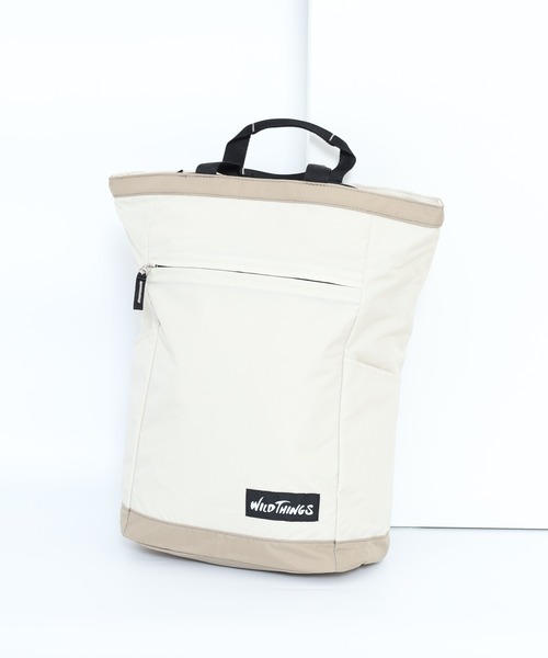 WILD THINGS(ワイルドシングス)の「WILD THINGS / ワイルドシングス ナイロン 2WAY トートリュック 13L(バックパック/リュック・メンズ・ブラック/グレー/ベージュ・FREE)」の3枚目の写真
