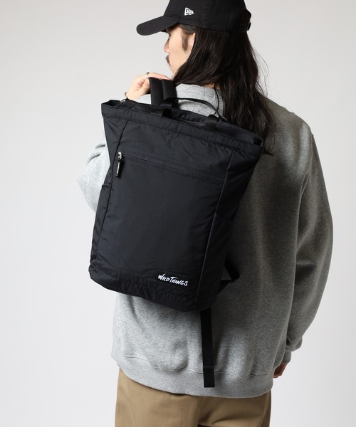 WILD THINGS(ワイルドシングス)の「WILD THINGS / ワイルドシングス ナイロン 2WAY トートリュック 13L(バックパック/リュック・メンズ・ブラック/グレー/ベージュ・FREE)」の15枚目の写真