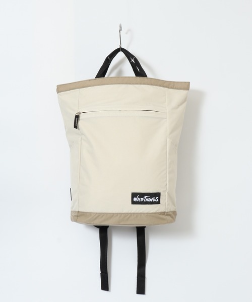 WILD THINGS(ワイルドシングス)の「WILD THINGS / ワイルドシングス ナイロン 2WAY トートリュック 13L(バックパック/リュック・メンズ・ブラック/グレー/ベージュ・FREE)」の11枚目の写真