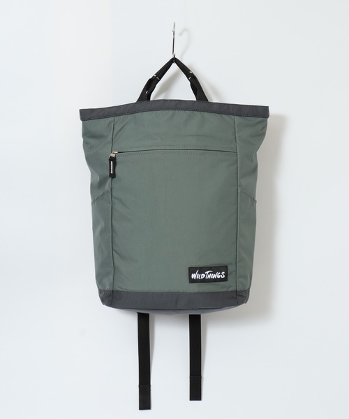 WILD THINGS(ワイルドシングス)の「WILD THINGS / ワイルドシングス ナイロン 2WAY トートリュック 13L(バックパック/リュック・メンズ・ブラック/グレー/ベージュ・FREE)」の10枚目の写真