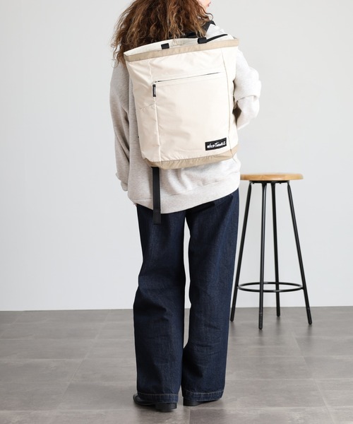 WILD THINGS(ワイルドシングス)の「WILD THINGS / ワイルドシングス ナイロン 2WAY トートリュック 13L(バックパック/リュック・メンズ・ブラック/グレー/ベージュ・FREE)」の21枚目の写真