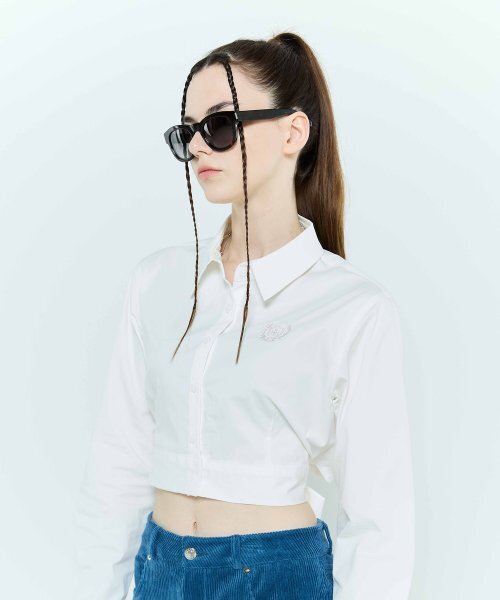 LARTIGENT(ラーティゼン)の「L6 RIBBON SHIRT(IVORY)(シャツ/ブラウス・レディース・その他・FREE)」の1枚目の写真