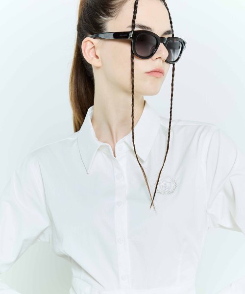 LARTIGENT(ラーティゼン)の「L6 RIBBON SHIRT(IVORY)(シャツ/ブラウス・レディース・その他・FREE)」の4枚目の写真