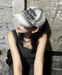 OURSAYSOUR（アワーセイアワー）の「レタリングロゴボールキャップダーティグレー（キャップ）」